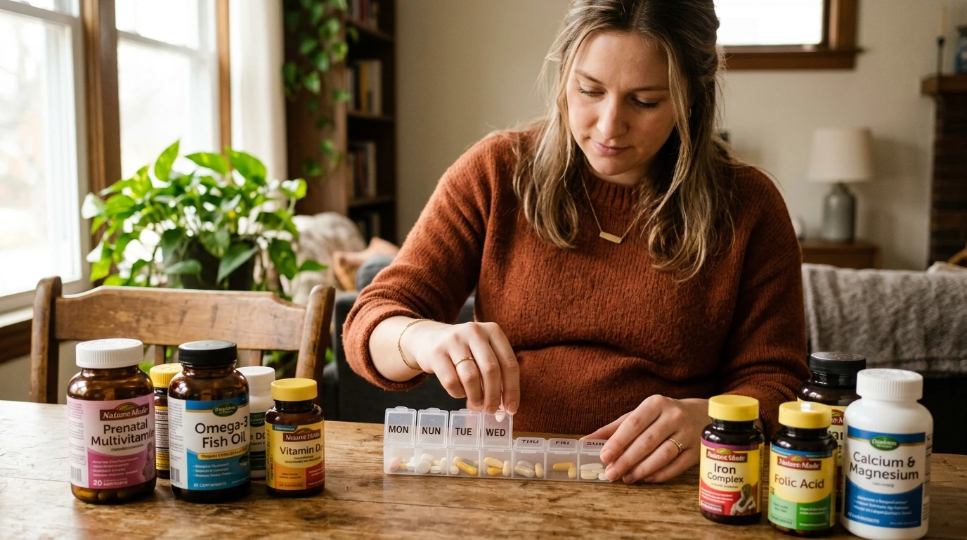 Nutrición en el embarazo: suplementos clave - detalle